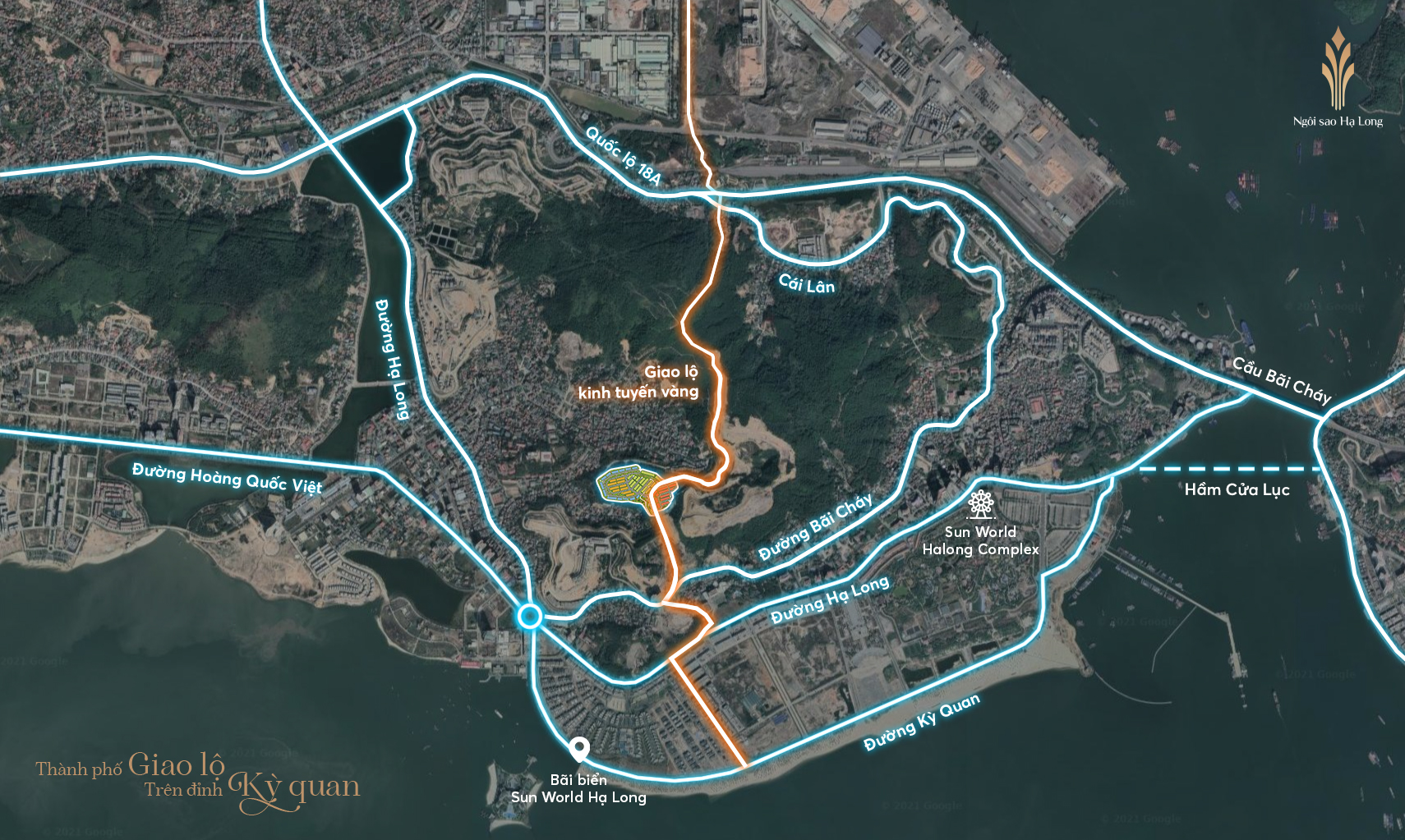 Tuyến đường quy hoạch Cái Dăm - Cửa Lục 2 - Hoành Bồ
