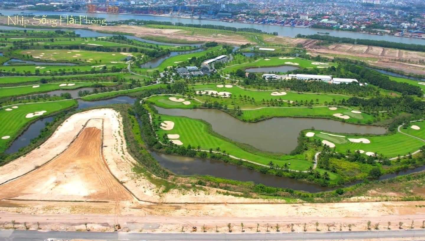 Tiến độ thi công hạ tầng, sân Golf dự án Vinhomes Vũ Yên Hải Phòng